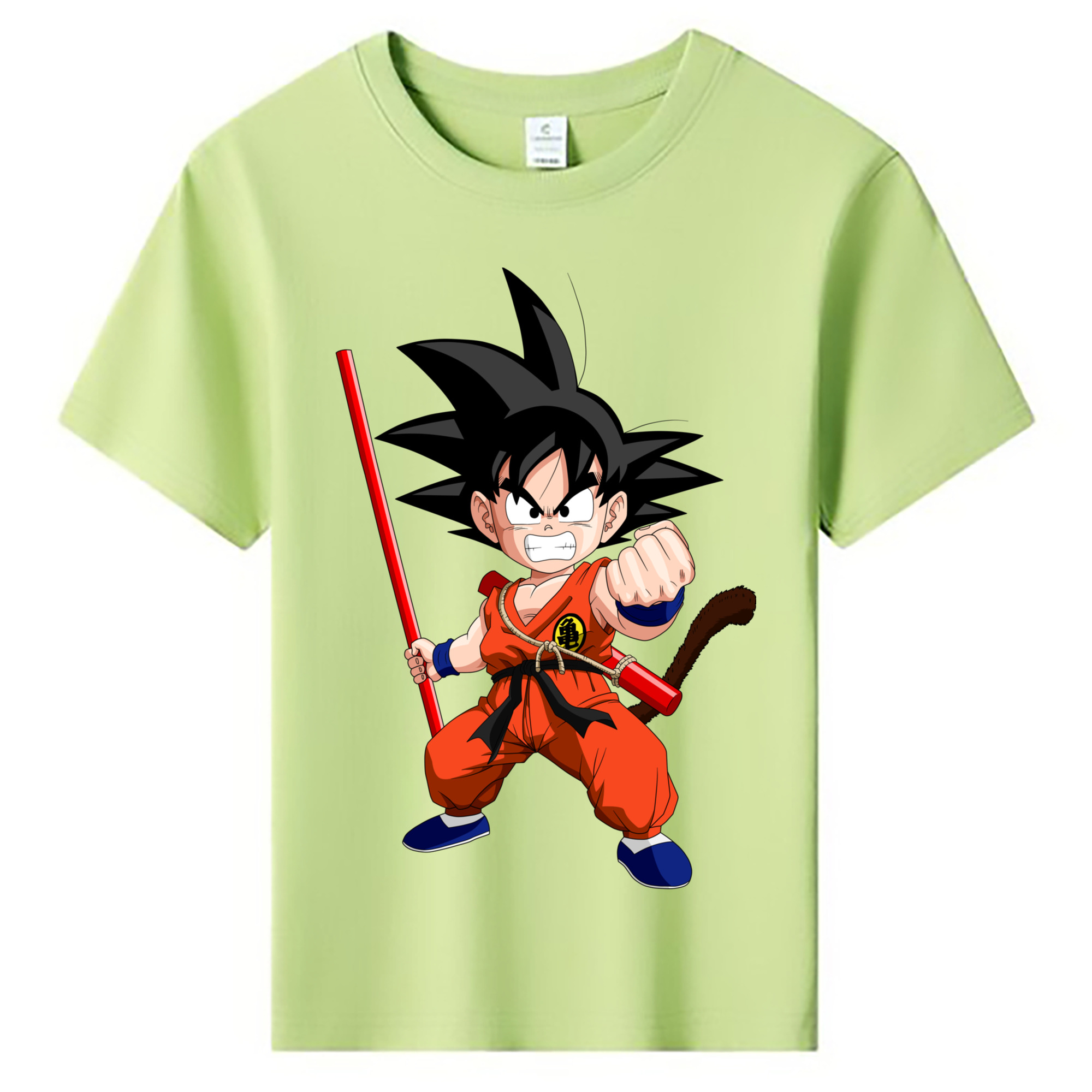 （画像用） ドラゴンボール 孫悟空（そん ごくう）Son Goku カカロット DRAGON BALL Kakarotto 綿100％キッズTシャツ（フロントプリント）